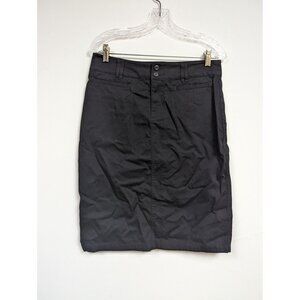 CJ Christopher Banks Womens Modest Skirt Black Size 6